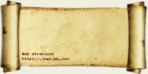 Anica Vasiljević vizit kartica